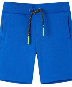 Kindershort met trekkoord 116 blauw