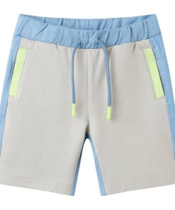 Kindershort met trekkoord 116 blauw
