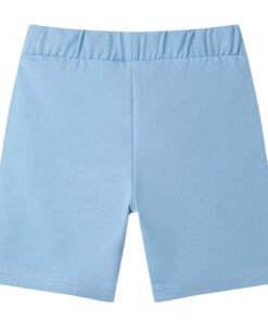 Kindershort met trekkoord 128 blauw