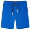 Kindershort met trekkoord 128 blauw