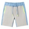 Kindershort met trekkoord 128 blauw