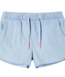 Kindershorts 104 zachtdenimblauw