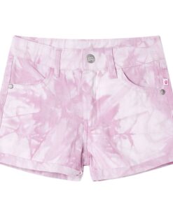 Kindershorts 128 roze