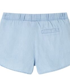 Kindershorts 128 zachtdenimblauw