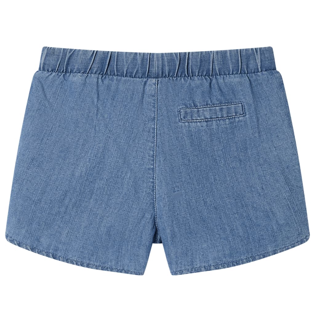 Kindershorts 140 denimblauw
