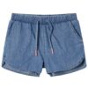 Kindershorts 140 denimblauw