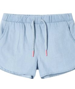 Kindershorts 92 zachtdenimblauw