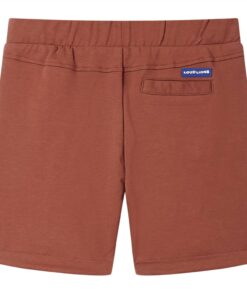Kindershorts met trekkoord 104 bruin