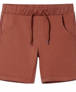 Kindershorts met trekkoord 104 bruin