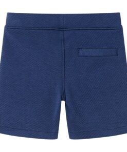 Kindershorts met trekkoord 104 donkerblauw