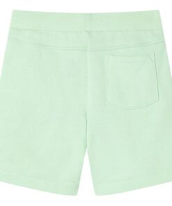 Kindershorts met trekkoord 104 felgroen
