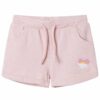 Kindershorts met trekkoord 104 gemengd lichtroze