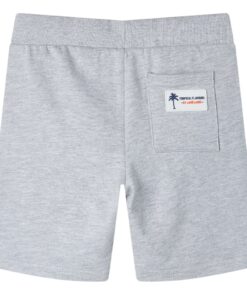 Kindershorts met trekkoord 104 grijs