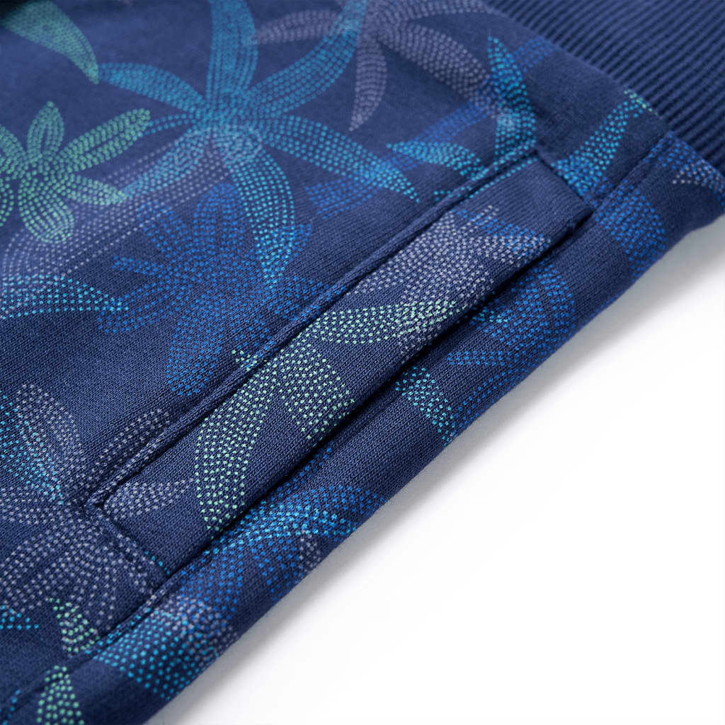 Kindershorts met trekkoord 104 marineblauw - Image 5