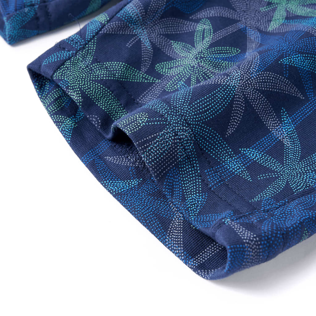 Kindershorts met trekkoord 104 marineblauw - Image 6