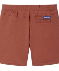 Kindershorts met trekkoord 116 bruin