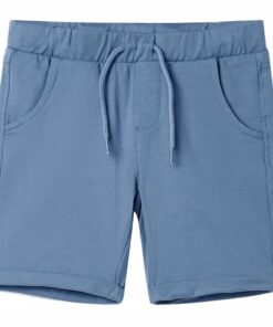 Kindershorts met trekkoord 116 donkerblauw