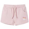Kindershorts met trekkoord 116 gemengd lichtroze
