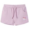 Kindershorts met trekkoord 116 gemengd lila