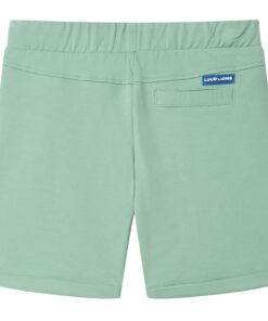 Kindershorts met trekkoord 116 lichtkaki