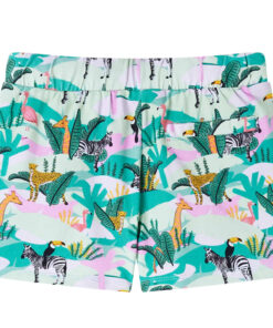 Kindershorts met trekkoord 116 lichtmintkleurig