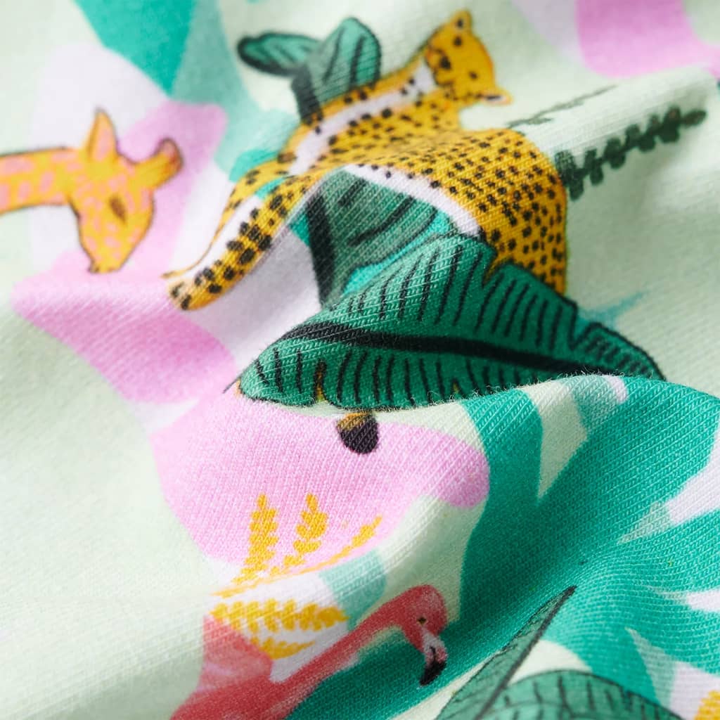 Kindershorts met trekkoord 116 lichtmintkleurig - Image 7