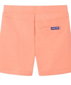 Kindershorts met trekkoord 116 neonoranje