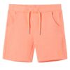 Kindershorts met trekkoord 116 neonoranje