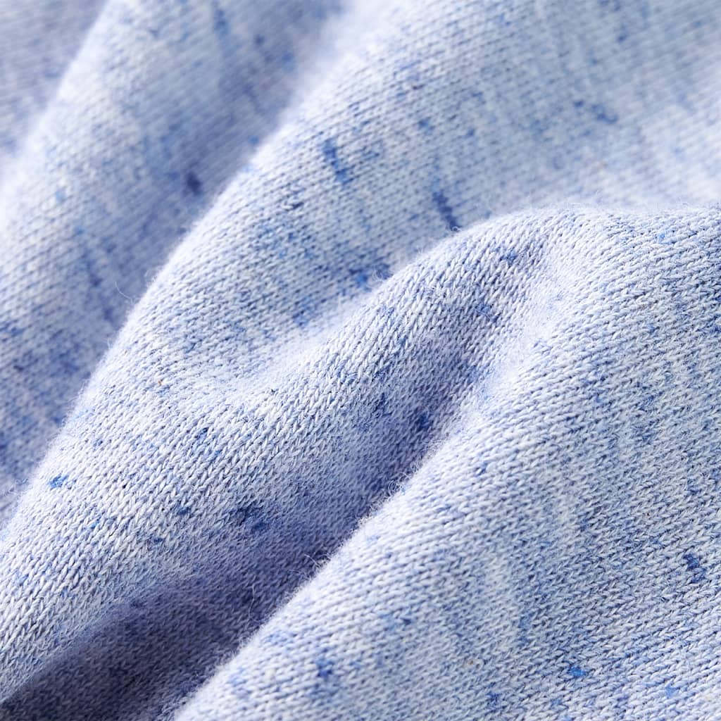 Kindershorts met trekkoord 128 gemêleerd blauw - Image 7