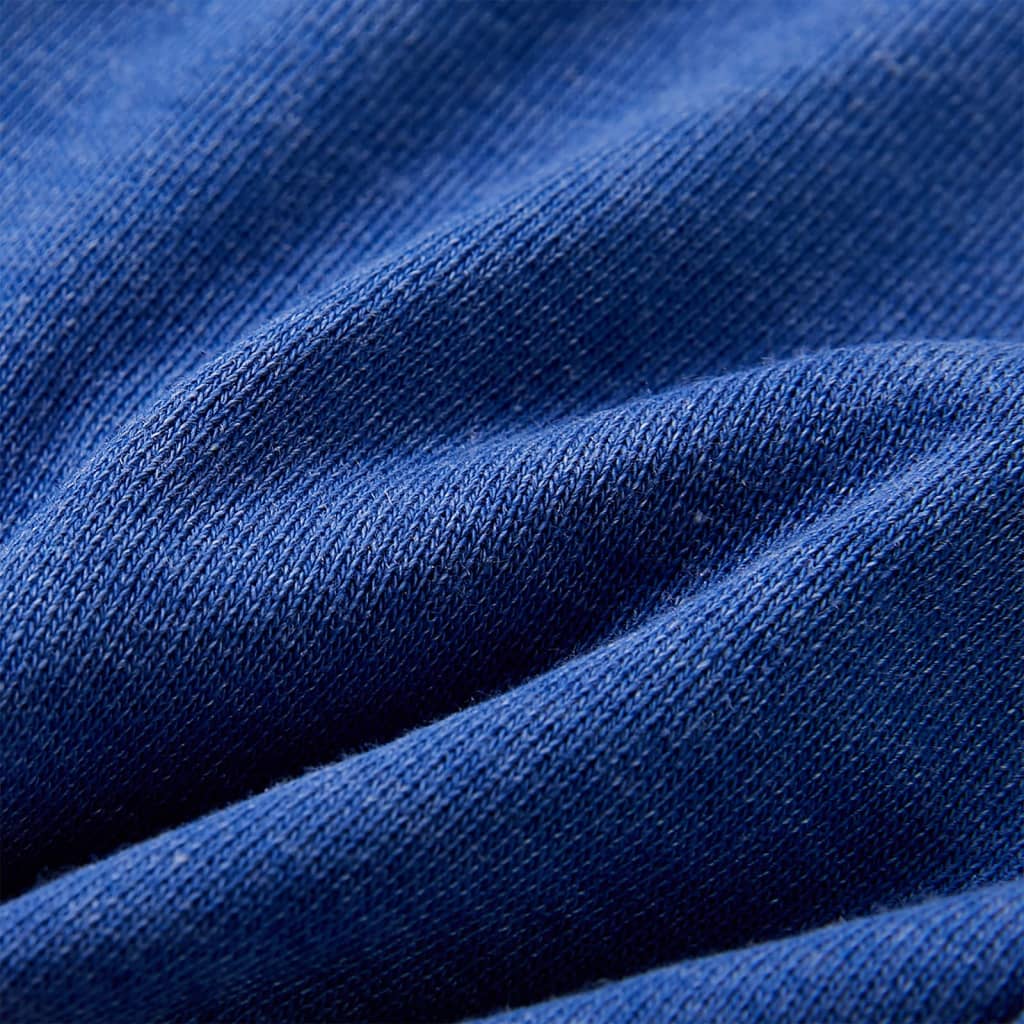 Kindershorts met trekkoord 128 gemêleerd blauw - Image 7