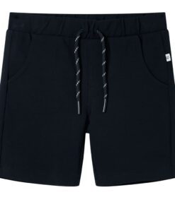 Kindershorts met trekkoord 128 marineblauw