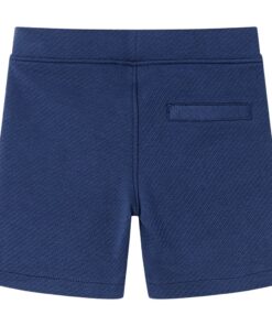 Kindershorts met trekkoord 140 donkerblauw