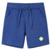Kindershorts met trekkoord 140 gemêleerd blauw