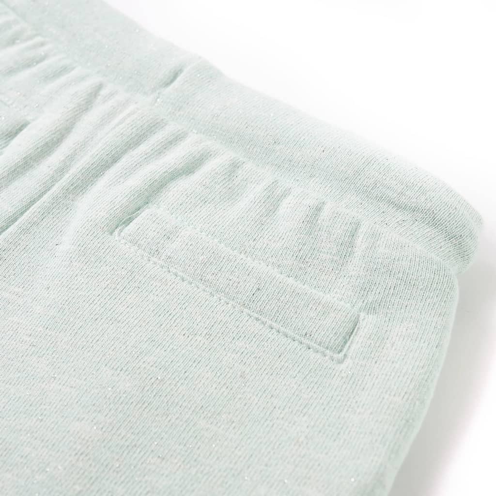 Kindershorts met trekkoord 140 gemengd lichtmintkleurig - Image 6