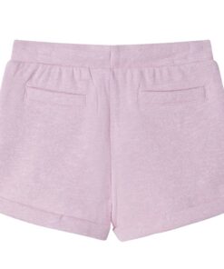 Kindershorts met trekkoord 140 gemengd lila