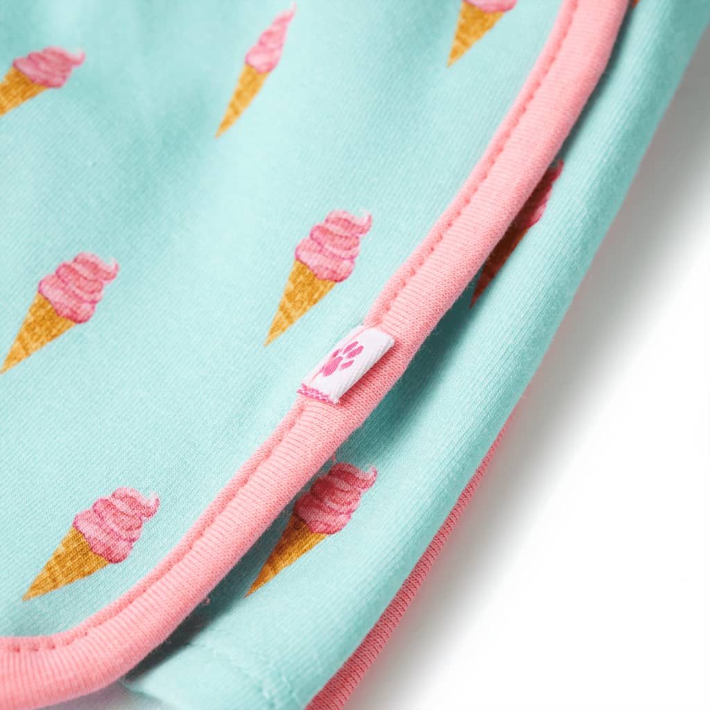 Kindershorts met trekkoord 140 lichtmintkleurig - Image 5