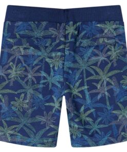 Kindershorts met trekkoord 140 marineblauw