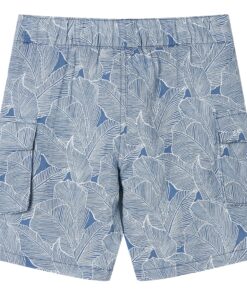 Kindershorts met trekkoord 92 donkerblauw