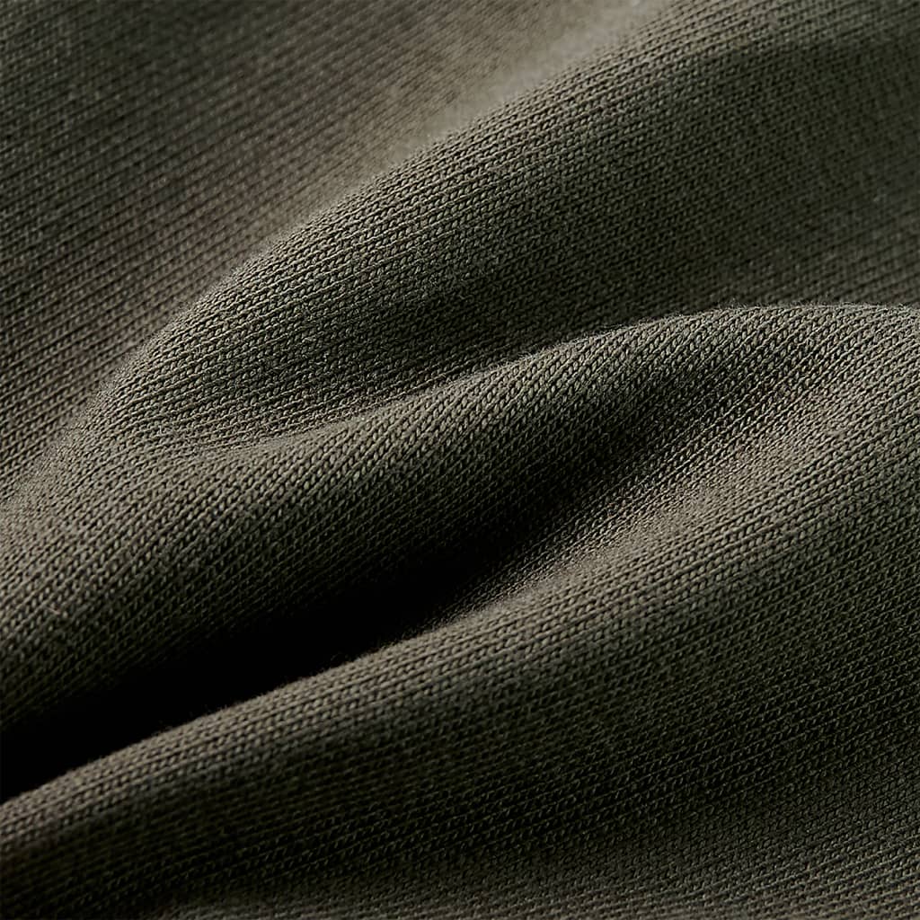 Kindershorts met trekkoord 92 donkerkaki - Image 7