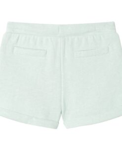 Kindershorts met trekkoord 92 gemengd lichtmintkleurig