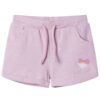 Kindershorts met trekkoord 92 gemengd lila