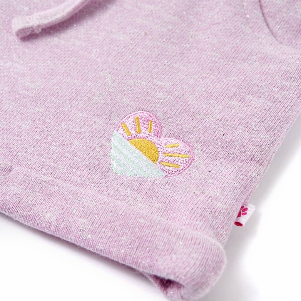 Kindershorts met trekkoord 92 gemengd lila - Image 4