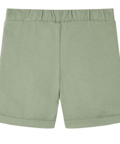 Kindershorts met trekkoord 92 lichtkaki