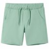 Kindershorts met trekkoord 92 lichtkaki