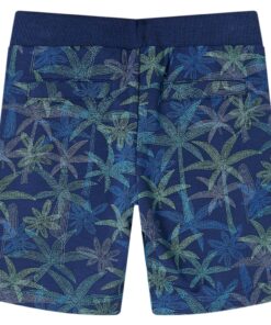 Kindershorts met trekkoord 92 marineblauw