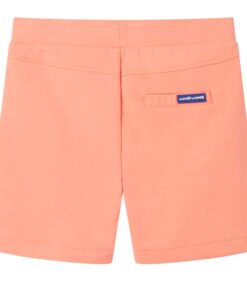 Kindershorts met trekkoord 92 neonoranje