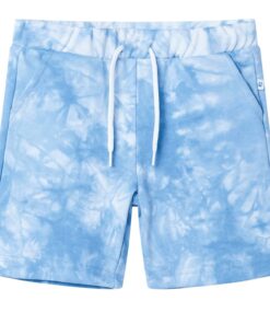 Kindershorts met trekkoord 92 zachtblauw