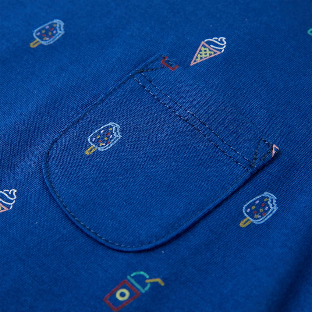 Kindertopje 104 donkerblauw - Image 4