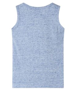 Kindertopje 104 gemêleerd blauw