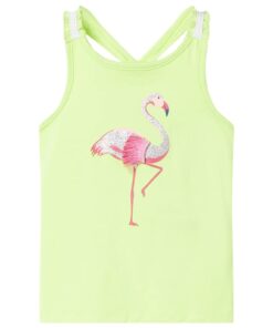 Kindertopje 104 neongeel